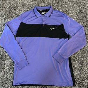 MENS Dri-Fit Nike long sleeve Golf Polo.